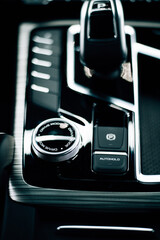 automatic transmission of a new expensive car