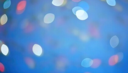 Fototapeta premium ethereal bokeh light gradient in vibrant blue tones with soft focus, ideal for abstract background, dreamy designs, or overlays