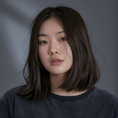 Portrait of Korean woman