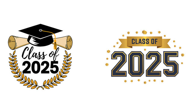 Class of 2025 isolated on white background, 2025,class of 2025, class, education, excitement,  student, success, university, social gathering, university student