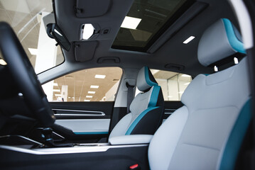 driver and passenger seat in a car