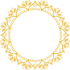 Beautiful flower art and mandala vector design