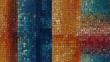 tile mosaic surface. Generative AI