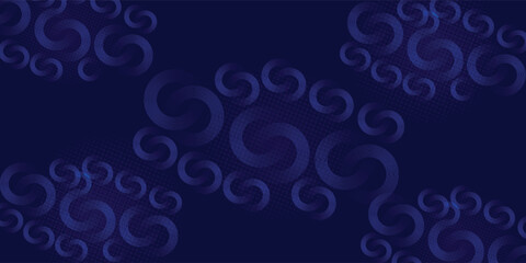 Bright blue dynamic abstract vector background with diagonal lines. 3d cover of business presentation banner for sale event night party. Fast moving soft circle wave line stripe decoration