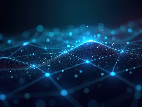 Exploring the dynamics of big data through interconnected networks and visualized data patterns in a futuristic setting