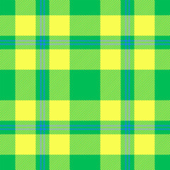 Vibrant green and yellow plaid pattern.  Perfect for textile design, website backgrounds, or cheerful branding.  The bold colors and classic check design offer versatility for various projects.