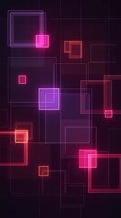 Fototapeta premium Glow of Digital Shapes