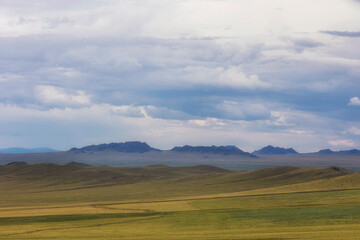 Nature of Eastern Siberia. Ubsunur basin. Republic of Tuva. Russia