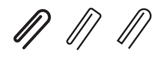 Link icon paperclip attached file icons web page url buttons attachment document sign symbol