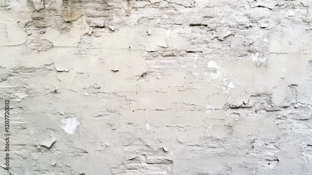 Poster urban house wall texture with peeling paint and rough surface in a light background suitable for arc