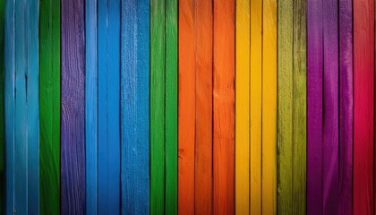 Colored Wooden Planks
