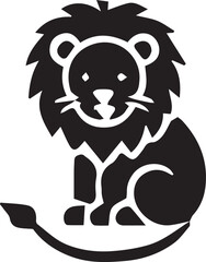 lion cartoon isolated on white