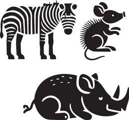 illustration of a zebra