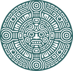 mayan tattoo ornament, mayan ornament vector art