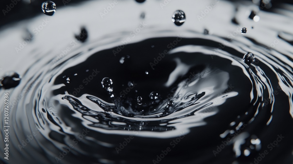Poster rippling water surface with indistinct drops creates a serene background ideal for registration form