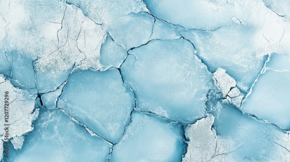 Poster light blue cracked marble texture pattern for abstract backgrounds in design and artistic projects