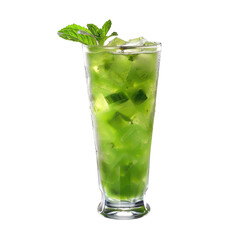 mojito cocktail isolated on white