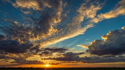 Sky Sunrise Sunset and Clouds
