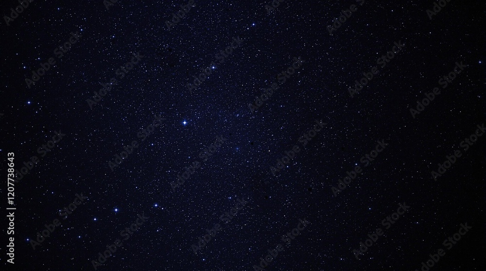 Poster night sky filled with countless stars, creating a beautiful and expansive view of the cosmos.