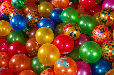 Colorful Vibrant Bright Playful Spheres Kids