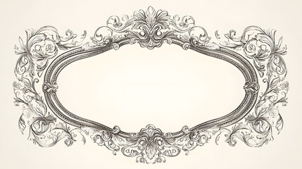 A curated set of intricate hand-drawn frames with elegant design details, ideal for decorative layouts, invitations, or graphic compositions.