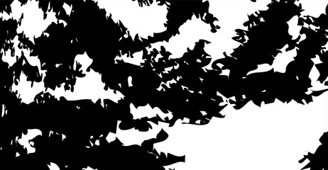 Elegant abstract design featuring a black background with sleek white marble-like patterns, creating a luxurious and modern aesthetic. Perfect for digital artwork, premium designs