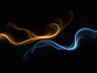 Obraz premium Elegant Flow of Light and Color