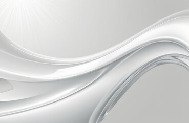 Obraz premium White Abstract Water Effect Design