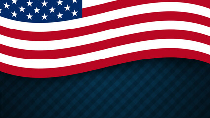 USA Independence Day 4th of July. USA flag