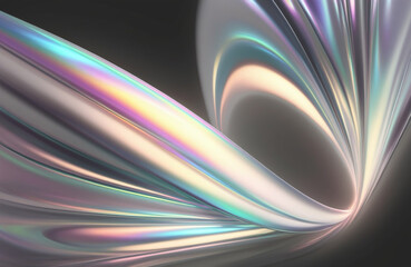 Shimmering Gradient with Iridescent Hues