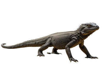 Obraz premium Magnificent Fiji Iguana: A Close-Up Portrait