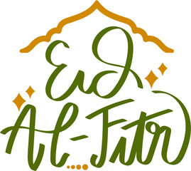 Eid Al Fitr Hand Lettering