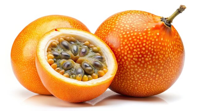 Giant Granadilla, Fashion Photography, Gourmet Fruit, White Background, Food Styling