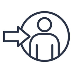 Login  Icon Element For Design