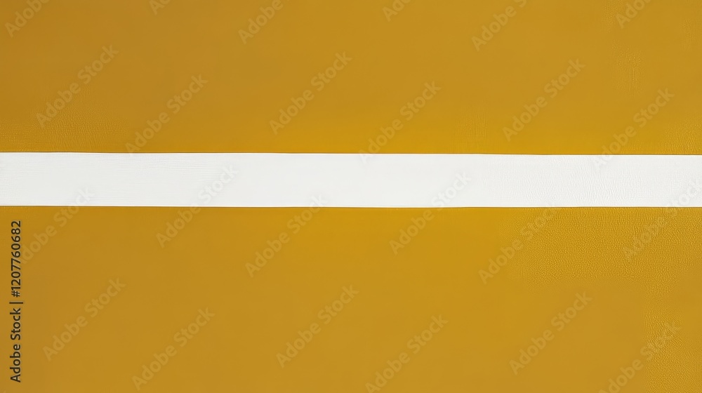 Poster textured mustard yellow wall with bold horizontal white stripe creating a minimalist artistic backgr