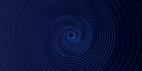 Futuristic abstract background. Glowing flowing wave lines design. Modern shiny blue moving lines element. Future technology concept. Horizontal banner template