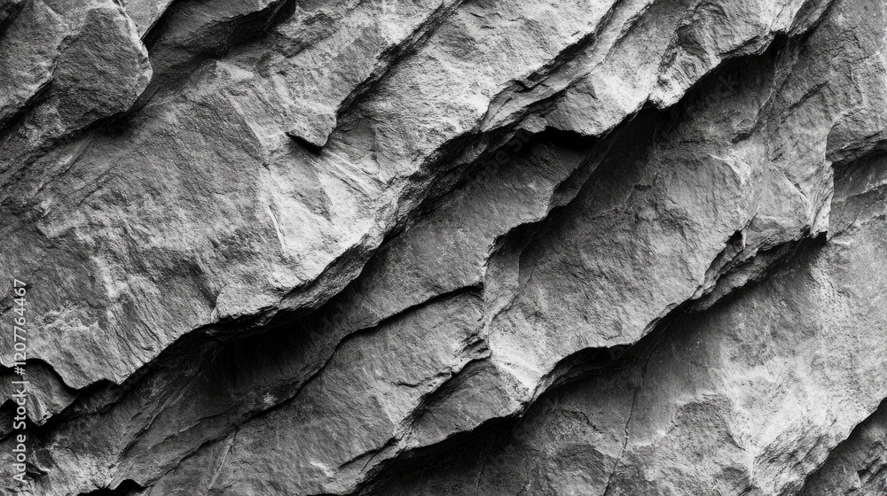 Poster textured gray stone surface with diagonal waves and natural rock formations suitable for backgrounds
