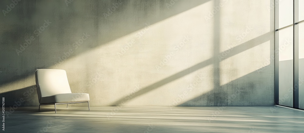 Poster serene minimalist living room with subtle textures and natural light featuring a neutral color palet