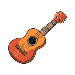 Fototapeta premium acoustic guitar vector