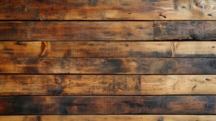Rustic hardwood floor texture featuring aged wooden planks in varying shades of brown ideal for backgrounds and interior design projects