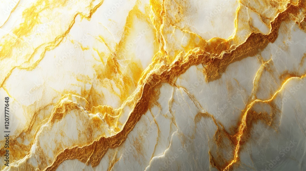 Poster golden marble texture background with abstract white and gold veining suitable for design projects c