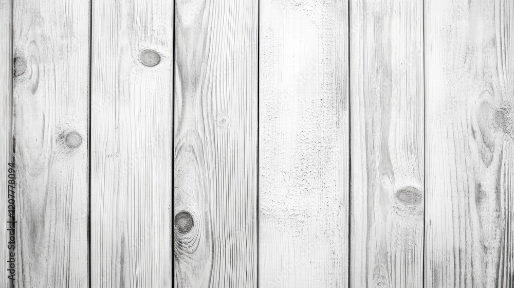 Poster white wooden texture background with vertical planks and natural wood grain patterns ideal for desig