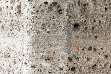 Raw cement concrete close up texture background 