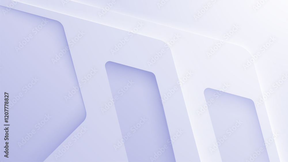 Poster abstract white background dynamic shape design vector