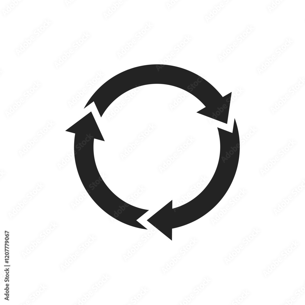 Poster this circular arrow icon is widely recognized as a symbol representing refresh and reload actions, w