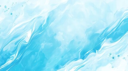 Abstract blue marble texture background with fluid patterns and copy space for design elements.