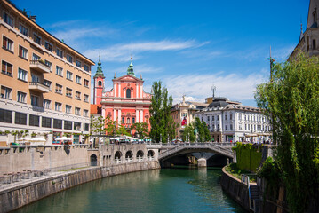 Fototapeta premium Visiting Ljubljana, Slovenia