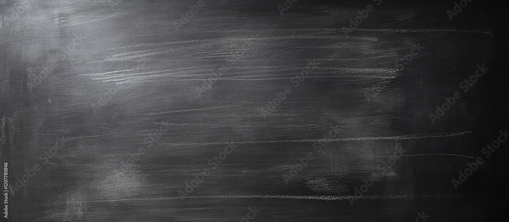Poster black chalkboard background with scratches and smudges featuring ample copy space for text placement
