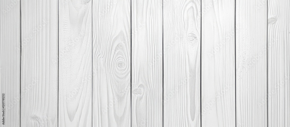 Aufkleber white wooden planks background with vertical alignment featuring natural grain patterns and texture 