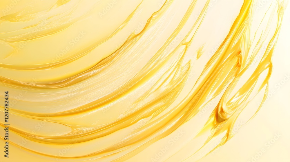 Poster light yellow gradient background with a soft, artistic brushstroke design and a clear empty space fo